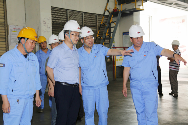 市國(guó)資委黨委書記、主任常涌濤到萬(wàn)基控股集團(tuán)調(diào)研指導(dǎo)工作